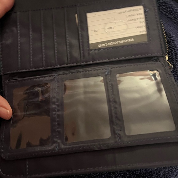 Butterfly Floral Black Wristlet Clutch - Picture 4 of 10